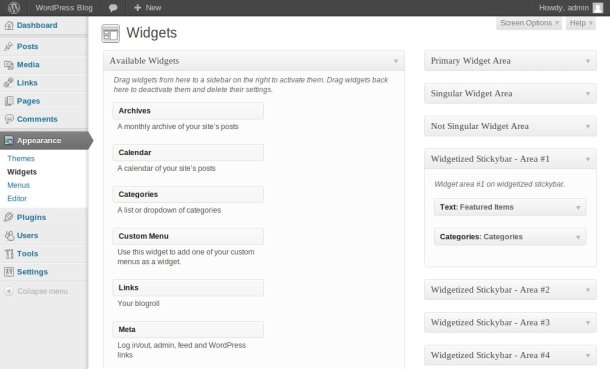 Back End Functionality: Widgets